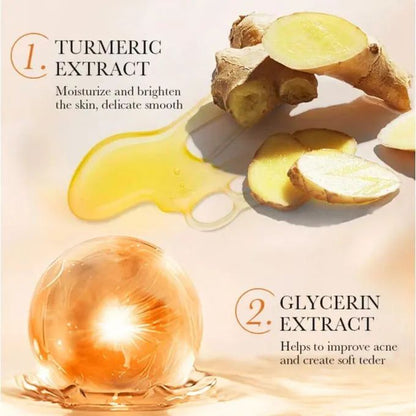 Sadoer Turmeric Cream, Tumeric Cream Anti Oxidation, Face Cream For Deep Moisturizing akin to Vitamin C, Prevents Acne, Oil Control and Soothing, Skin Repair