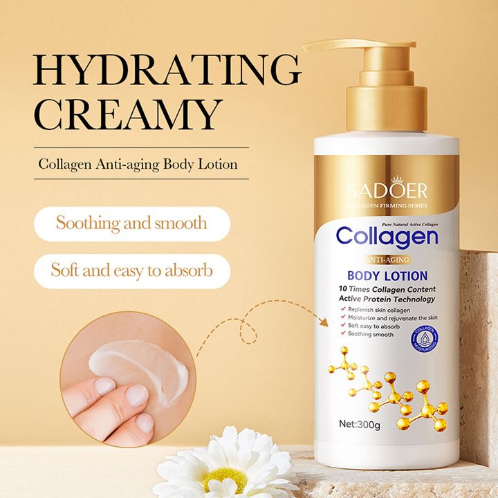 Collagen Milk Bleaching Face Body Cream Whitening Cream Skin Whitening Moisturizing Body Lotion Skin Lightening Cream Body Care