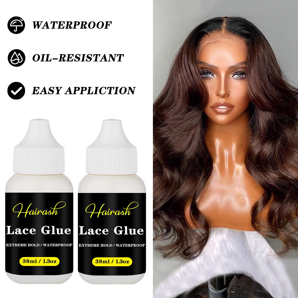 4pcs Lace Wig Care Kit: Natural-Tone Wig Spray for Skin-Tone Matching, Wig Glue, Wig Comb - Perfect Wig Styling Essentials Lace Wig Maintenance Tools
