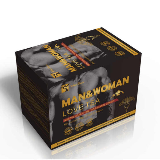 Wins Town Man and Woman Love Tea , Maca Cordyceps Tea, Improve Kidney Function, Enhance Vitality, 20 Tea bags