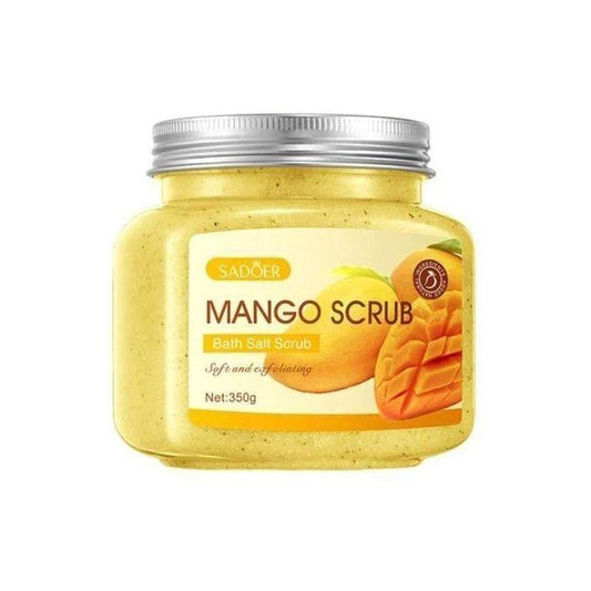 Mango Exfoliating Bath Salt Body Scrub â€“ Revitalizing & Hydrating Skin Care With Natural Mango Extracts