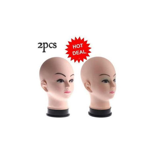 Mannequin Head Wig,hats,glasses Display Doll-2pcs