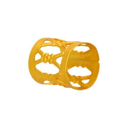 Fashion 50pcs Adjustable Hair Braid Beads Rings Cuff Metal