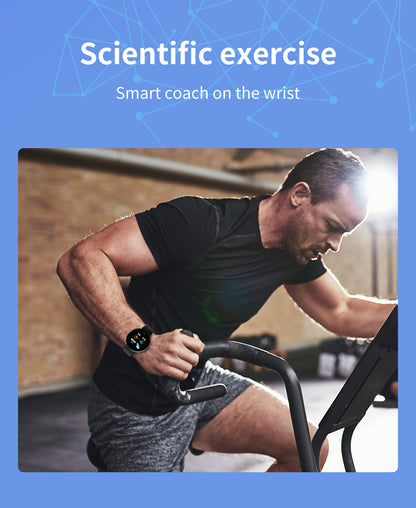 RichRipple D18 Smart Watch Heart Rate/Blood Pressure/Blood Oxyge Monitor Smart Bracelet Wristband Fitness Tracker Waterproof