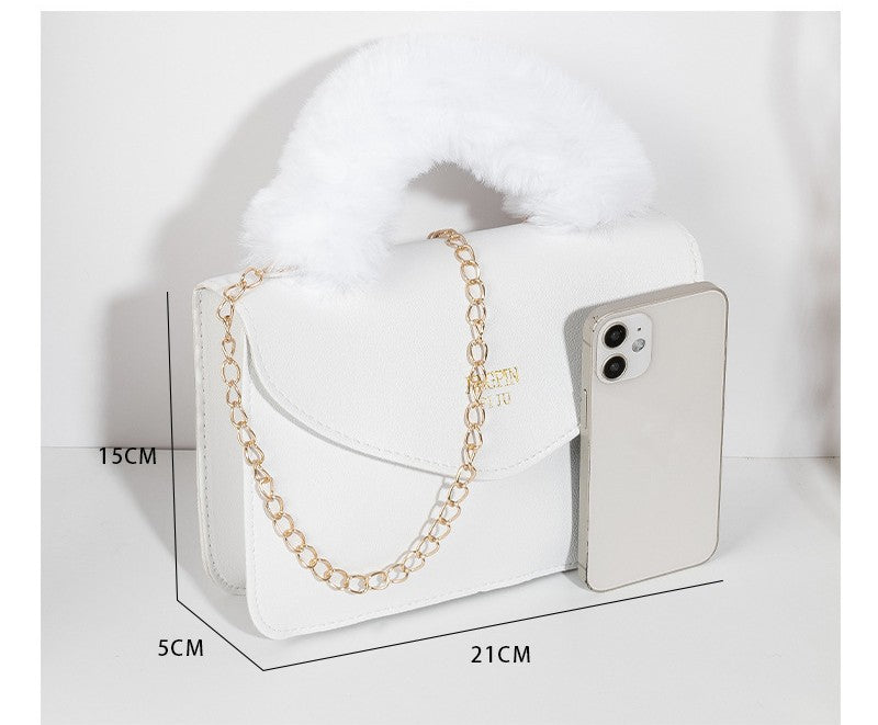 Lady handbags new arrival portable hot stamping chain small handbags leisure simple crossbody bags for women