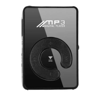 Mini MP3 Portable Mirror Clip MP3 Player Music Media Support SD TF Card Fashion HiFi MP3 Outdoor Sports Clip Sports Walkman Music