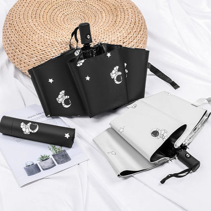 Astronaut Umbrella Folding Umbrellas Sun/UV protection Umbrella Dual-use Umbrella for Sun and Rain