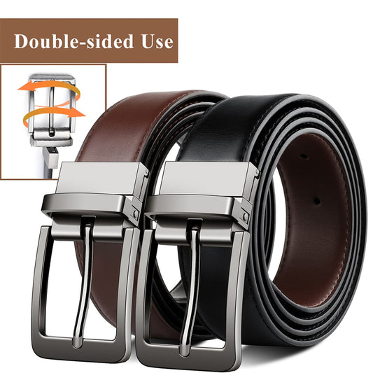 Men's Reversible Leather Belt