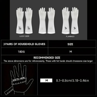 Premium Cleaning Gloves - Waterproof, enhanced grip, long-lasting, perfect for home cleaning kitchen dishwashing and laundry - a must-have cleaning accessory and Indispensable Cleaning Comp