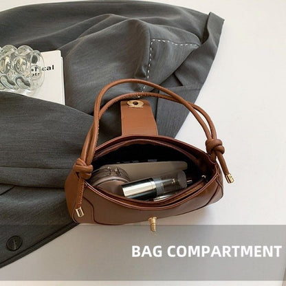 Mateamoda Elegant Two-Tone Shoulder Bag Underarm Handbag Crossbody Bag