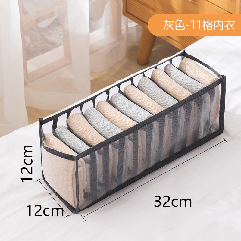 Folding Closet Organizer Panties And Socks Storage Boxes Wardrobe Clothes Underwear Organizer Drawers Clothes Separator Boxes