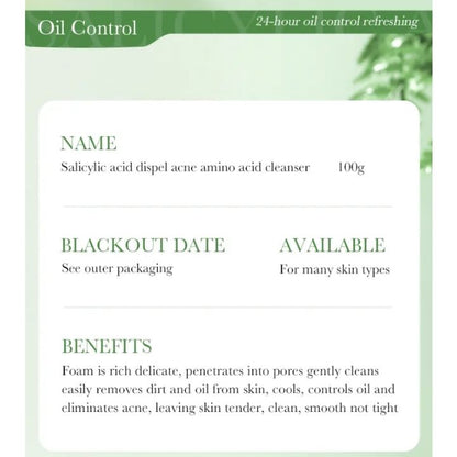 SADOER Face Cleanser, With 3% Salicylic Acid, Niacinamide & Centella Asiatica Collagen Acne Remover Facial Cleanser controls oils, Eliminates Acne, Removes Dirt Like Vitamin C, smoothens, hydrates