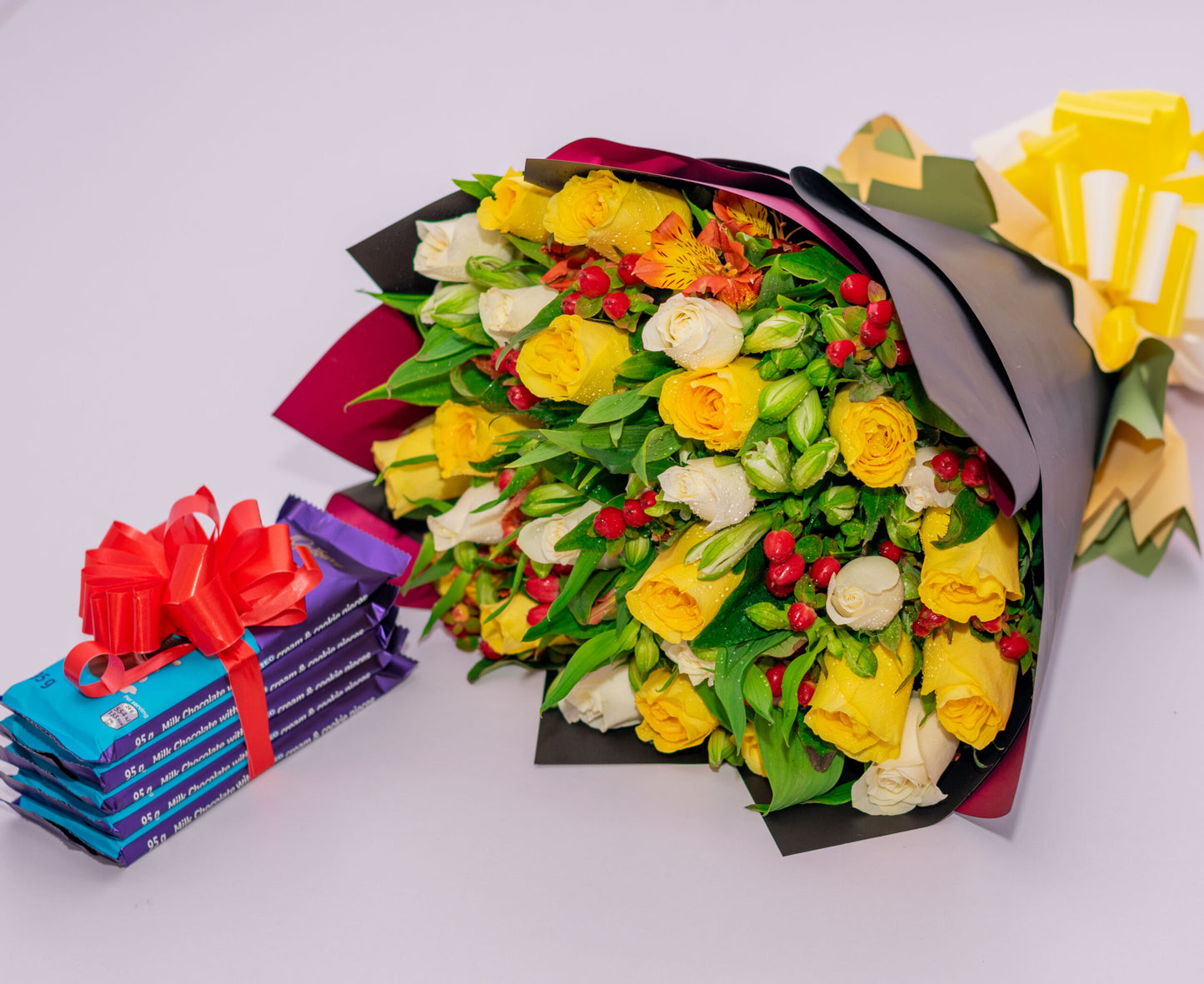 Mixed Roses and Oreo Chocolate.