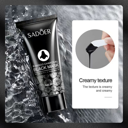 SADOER Bamboo Charcoal Blot Nose Mask gently cleans and draws out blackheads
