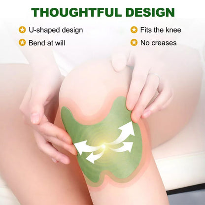 12PCS Mugwort Patches Knee Pain Relief Wormwood Patches Foot Care Herbal Pads Plaster Joint Pain Arthritis Sticker Wormwood Cervical Spine Paste Rheumatic Diseases Knee Patch