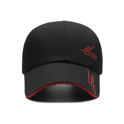 Baseball cap Peaked cap Adjustable sun hat Outdoor sports hats for men and women Solid color breathable cap