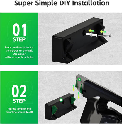 Solar Wall Lamp, 4-Head Solar Power Light, 333 LED Solar Light, Wireless Flood Lights Outdoor，3000 Lumens, 6500K, Motion Sensor, IP65 Waterproof, 270° Lighting Range for Street, Garden, Pathway