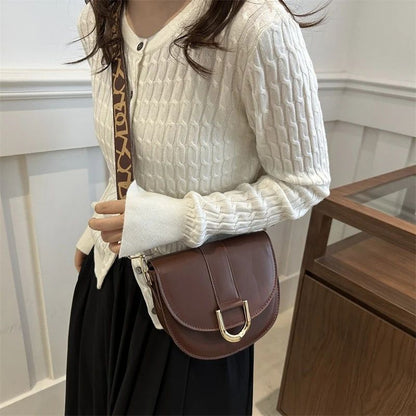 Mateamoda Elegant Saddle Crossbody Bag
