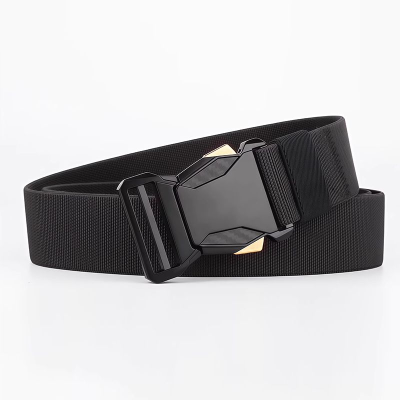 Men Tactical Belts Quick Release Outdoor Training Belt High Quality Casual Sports Men Belt Breathable and Comfortable Nylon Canvas Pants Belt Classic High Elastic Soldier Belt