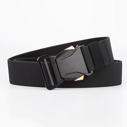 Men Tactical Belts Quick Release Outdoor Training Belt High Quality Casual Sports Men Belt Breathable and Comfortable Nylon Canvas Pants Belt Classic High Elastic Soldier Belt