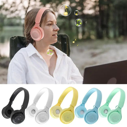 Bluetooth v5.0 Macaron Colorful Headphone Wireless Upgraded Headphones Fast delivery within 1-5 days