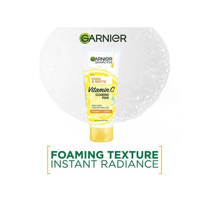 【Discounted】Garnier Even & Matte Gentle Cleansing Foam 50ml