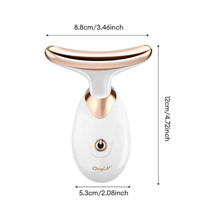 Electric Facial Lifting Massager Vibration Neck Slimming V Face Device Anti Aging Wrinkle Remover Neck Line Skin Firming