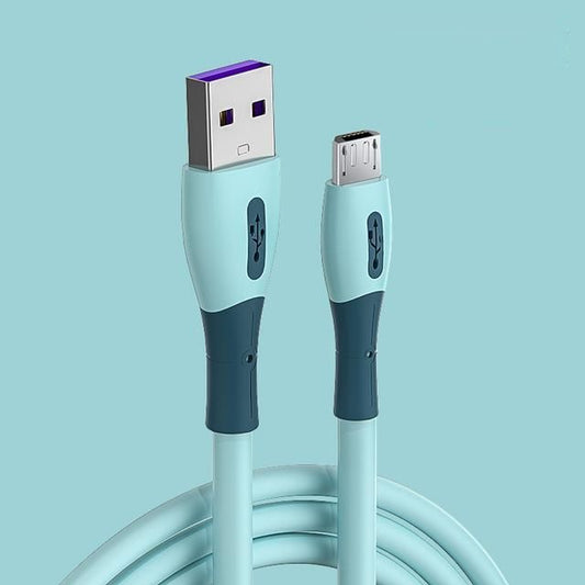 Liquid silica gel charging cables Micro USB Data Cables Fast Charging data line For Android Phone Charger Cable