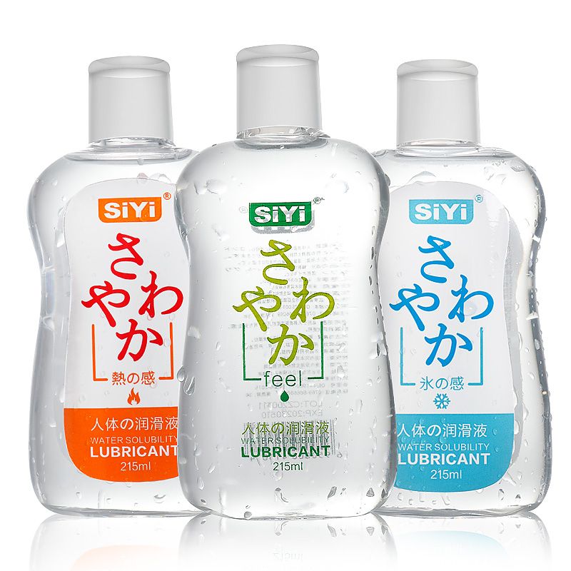 215ML Water-based Body Lubricant Heat Ice Skin-Friendly Lubricant for Sex Vaginal Anal Sex Products, Travel-Size Portable Pack