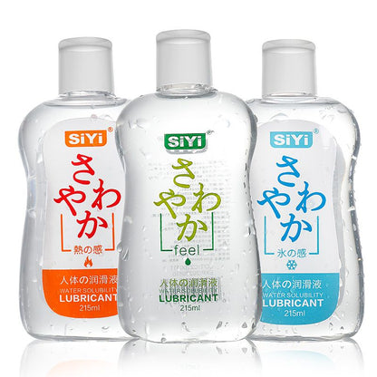 215ML Water-based Body Lubricant Heat Ice Skin-Friendly Lubricant for Sex Vaginal Anal Sex Products, Travel-Size Portable Pack