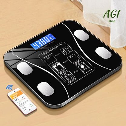 Weighing Scale Smart Bluetooth Body Scale Weight Scale Body Fat Scale Smart Wireless Digital Bathroom Weight Scale Body Composition Analyzer With Smartphone App Bluetooth-compatible Health Monitors