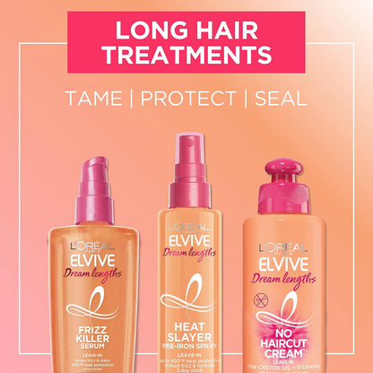 L’Oréal Paris Elvive Dream Lengths No Haircut Cream Leave In Conditioner With Castor Oil
