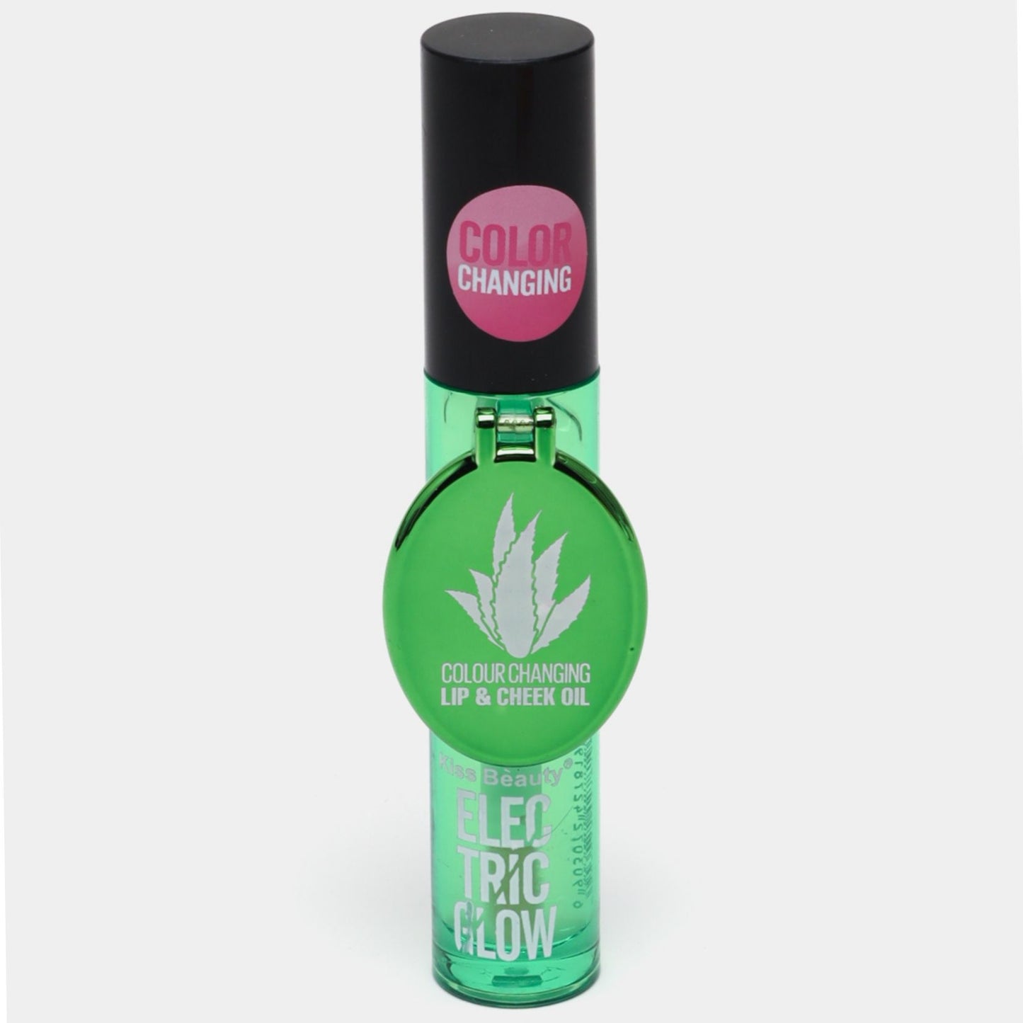 Electric Glow Colour Changing Lip & Cheek Oil with Mirror featuring Aloe Vera Magic Kiss Beauty Makeup Hydrating Plumping Lip Gloss Coat For Cute Makeup Lipsticks Clear Serum Fruit Lip Balm Oils