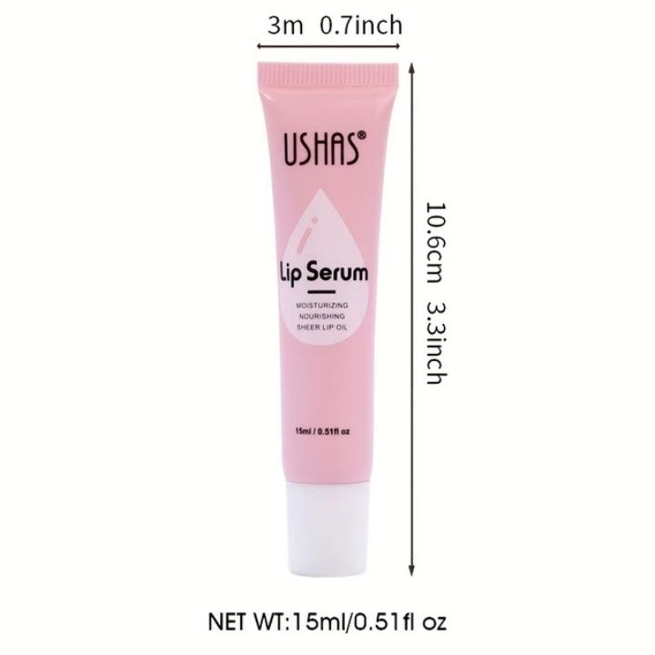 3Pcs Ushas Lip Serum Lip Hydrating Treatment Moisturizing Lip Care Serum Reduce Dryness Lip Lines Lip Enhancer For Fuller Lips Nourishing Sheer Lip Oil