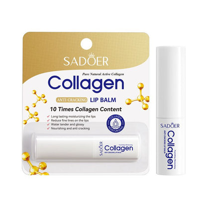 Collagen Lip Balm Lasting Moisturizing Anti Cracking Repair Nourishing Improve Hydration Plumping Lipstick Skin Care