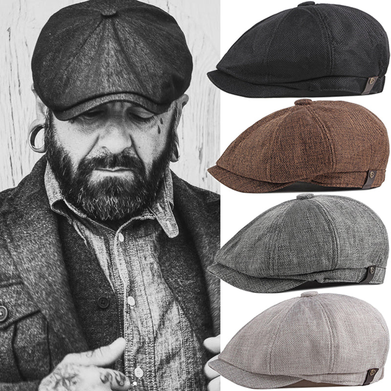 New Arrival Hot sale Retro Newsboy Caps Men Octagonal Hats British Painters Hats Spring Summer Berets Herringbone Flat Caps Hip Hop Berets