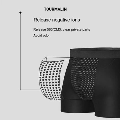 2pcs/pack Men's Boxer Briefs Magnetic Therapy Health Panties 63 Magnet Reinforced Boxer Briefs Underwear Shorts Energy Field Therapy Men'S Long-Lasting Underwear L XL XXL XXXL 4XL 5XL Briefs