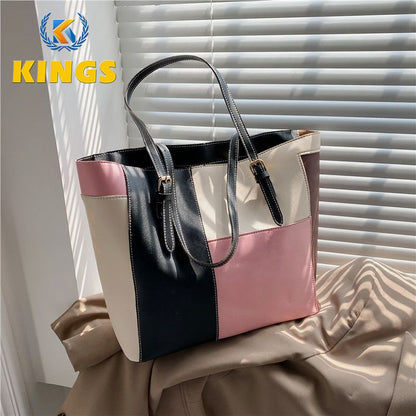 Ladies Shoulder Bags Women Handbags Tote Bag Large Capacity PU Leather Waterproof