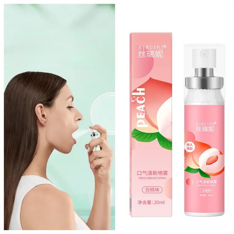 3Pcs Mouth Freshener Spray Oral Spray Remove Bad Breath Long Lasting Fruity Portable Breath Freshener Refreshing Oral Care Products
