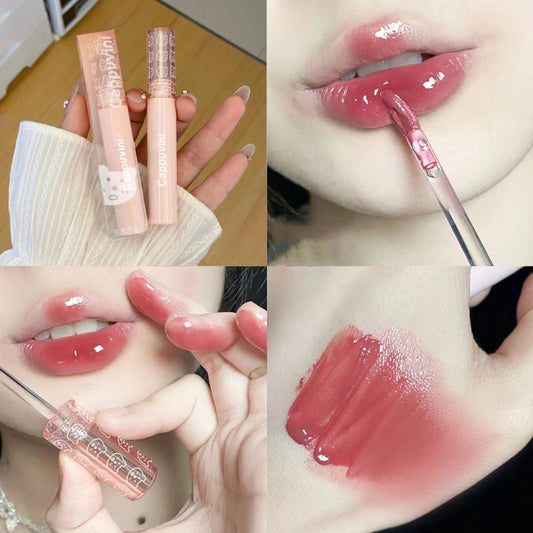 Cappuvini New Arrival Lipstick Lipstick Lip Makeup Lipstick Bubble lip glaze Mirror gloss glass lip glaze Student Lip Color Lipstick Liquid Lipstick