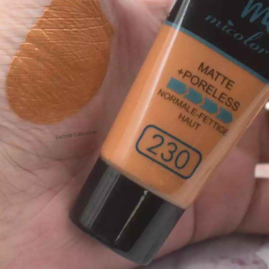 Micolor Fit Me Matte And Poreless Foundation Cream Face Makeup