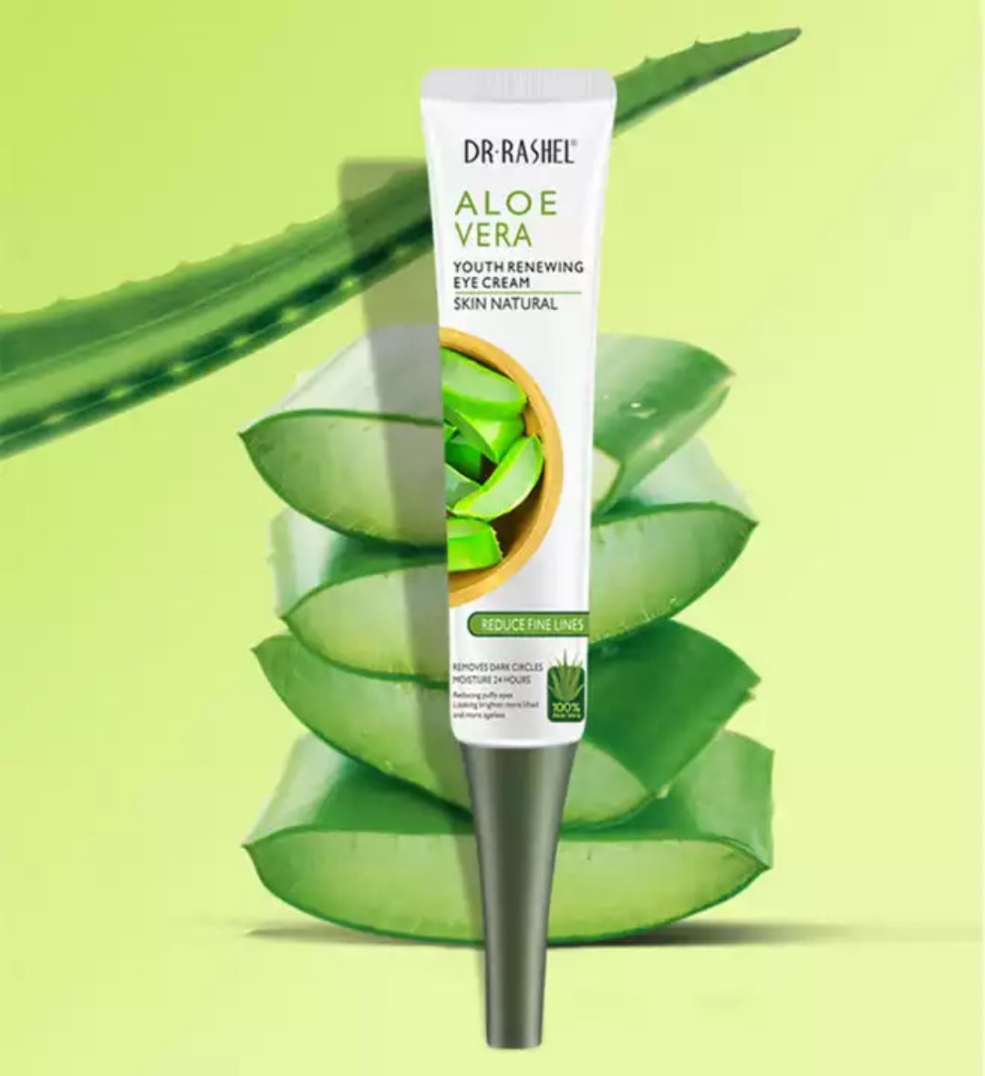 Dr. Rashel Aloe Vera Youth Renewing Eye Cream - Reduces Fine Lines, Dark Circles, Puffy Eyes