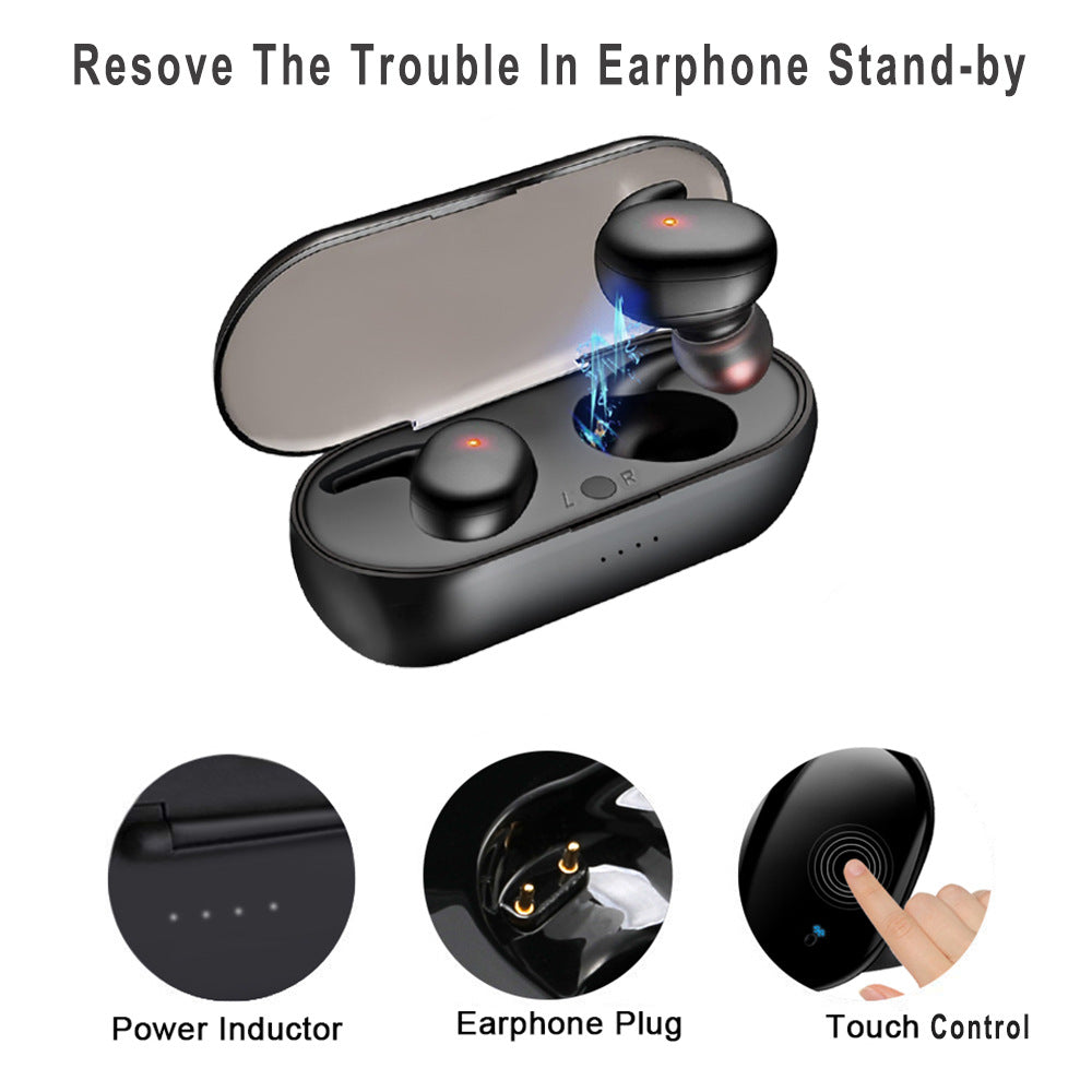 Y30 TWS Wireless Earphones 5.0 Noise Cancelling Earpods Bluetooth Earphones Earbuds For For Android & IOS Smart Phones