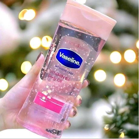 3 Packs Vaseline Vitamin B3 Body Oil 200 ml – Lightweight, Fast-Absorbing Brightening Oil with Niacinamide for Soft, Hydrated, Even-Tone Skinz