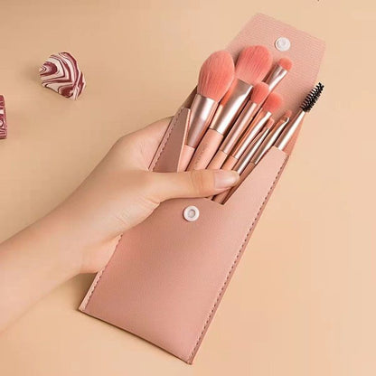 8-piece high-quality makeup brush portable concealer honey paint set soft hair beauty makeup eye shadow makeup tool set