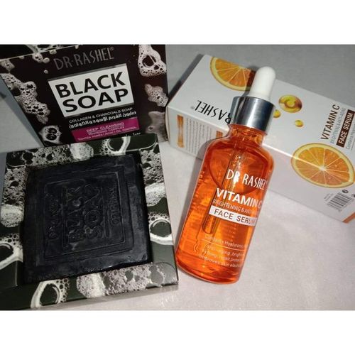 Dr. Rashel Vitamin C Anti-Ageing Face Serum + Black Soap