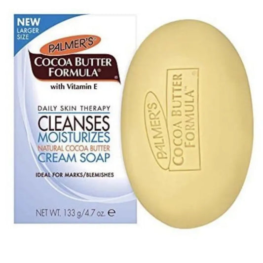 Palmer's Cocoa Butter Formula with Vitamin E Cream Soap Cleanses Moistuizes Anti-Dark Spot Bar Soap-Brightens Complexion & Evens Skin Tone