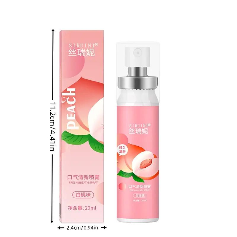 3Pcs Mouth Freshener Spray Oral Spray Remove Bad Breath Long Lasting Fruity Portable Breath Freshener Refreshing Oral Care Products