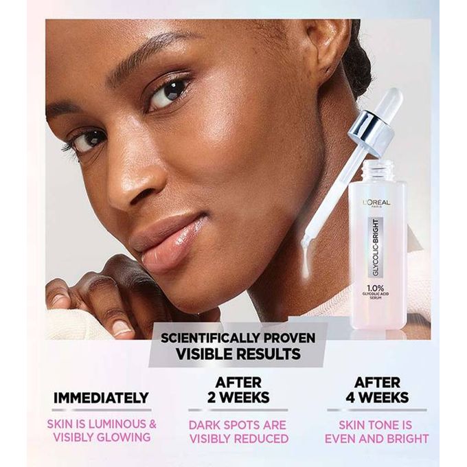 【Clearance Sale】L'Oreal Paris GlycolicBright Acid Serum 30ml