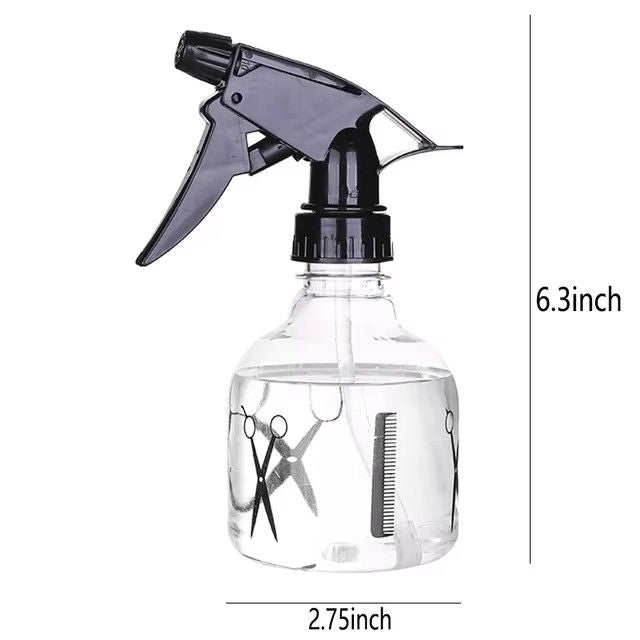 250ML Hairdressing Spray Bottle Salon Barber Hair Tools Water Sprayer Transparent Make-up Style Portable Plastic Spray Bottles